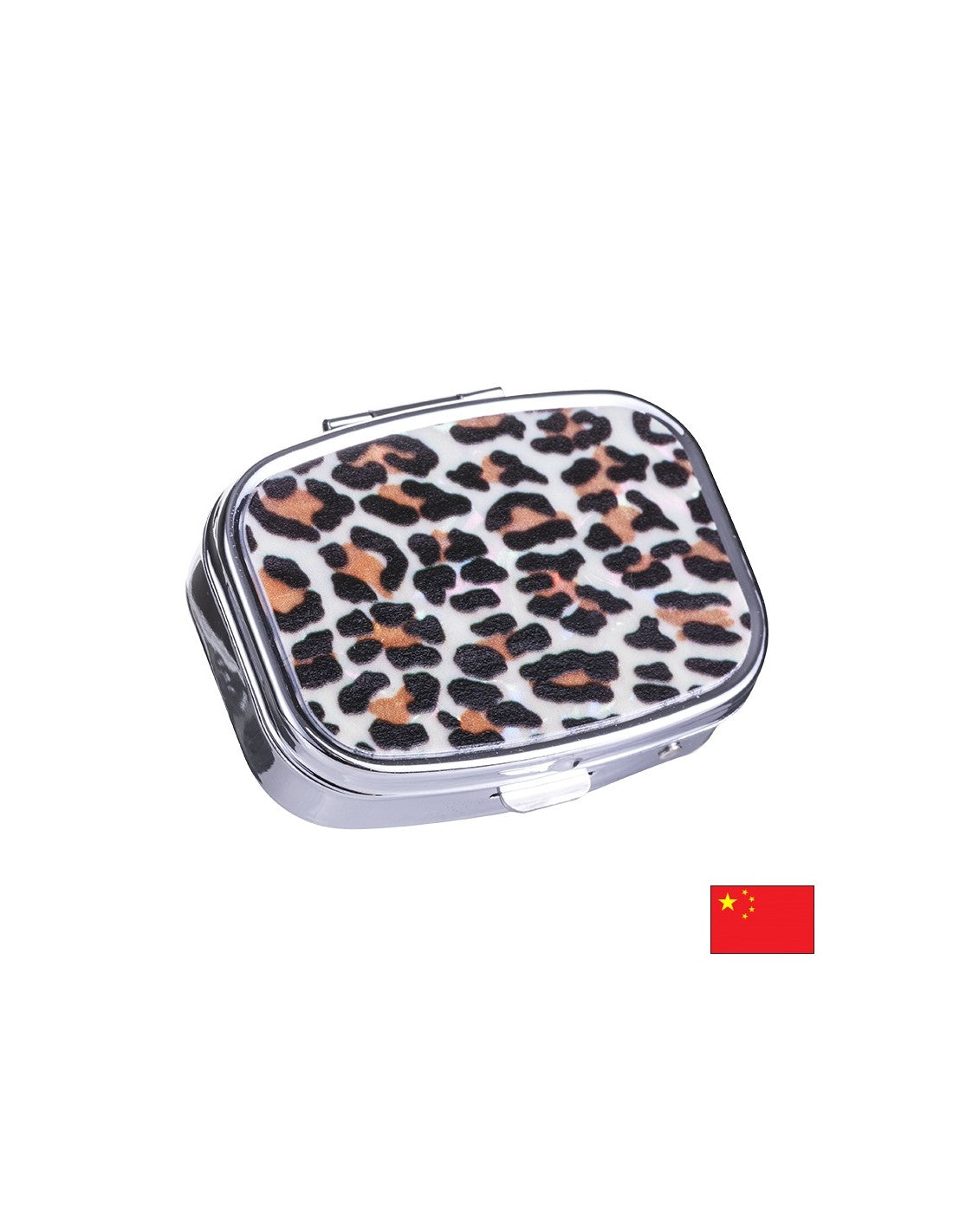 Овална метална кутия за лекарства с 2 отделения - Feel You