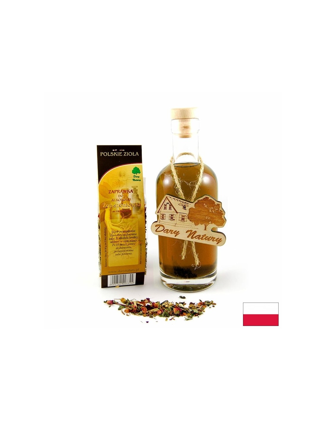 Корен от женшен - суха билка за тинктура - Жизненост и виталност, 20-30 g Dary Natury - Feel You