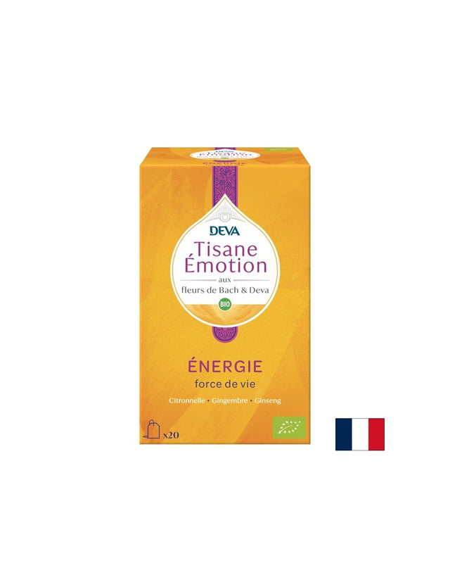 Билков чай „Енергия“ (с флорални еликсири по метода на д-р Бах), 20 филтърни пакетчета - Feel You