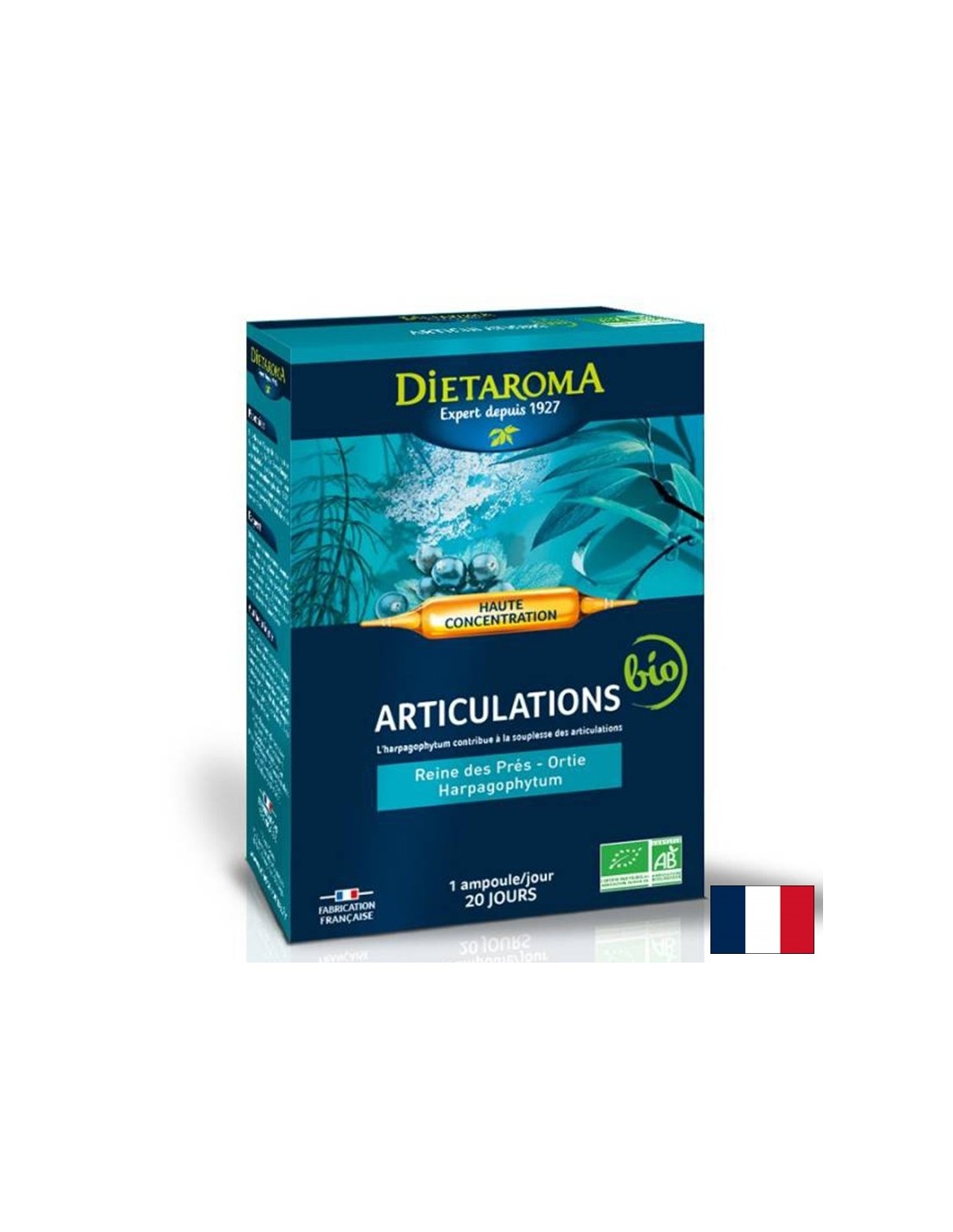 Билкова формула за подвижни стави, 20 ампули за пиене - Feel You