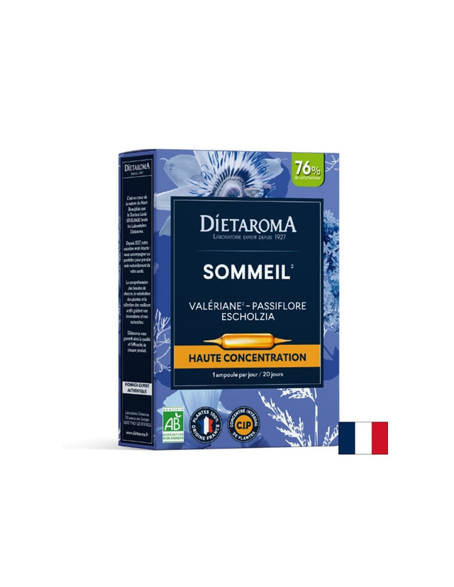 Валериана + Пасифлора + Калифорнийски мак – За спокоен сън и отпускане при стрес, 20 ампули - Feel You