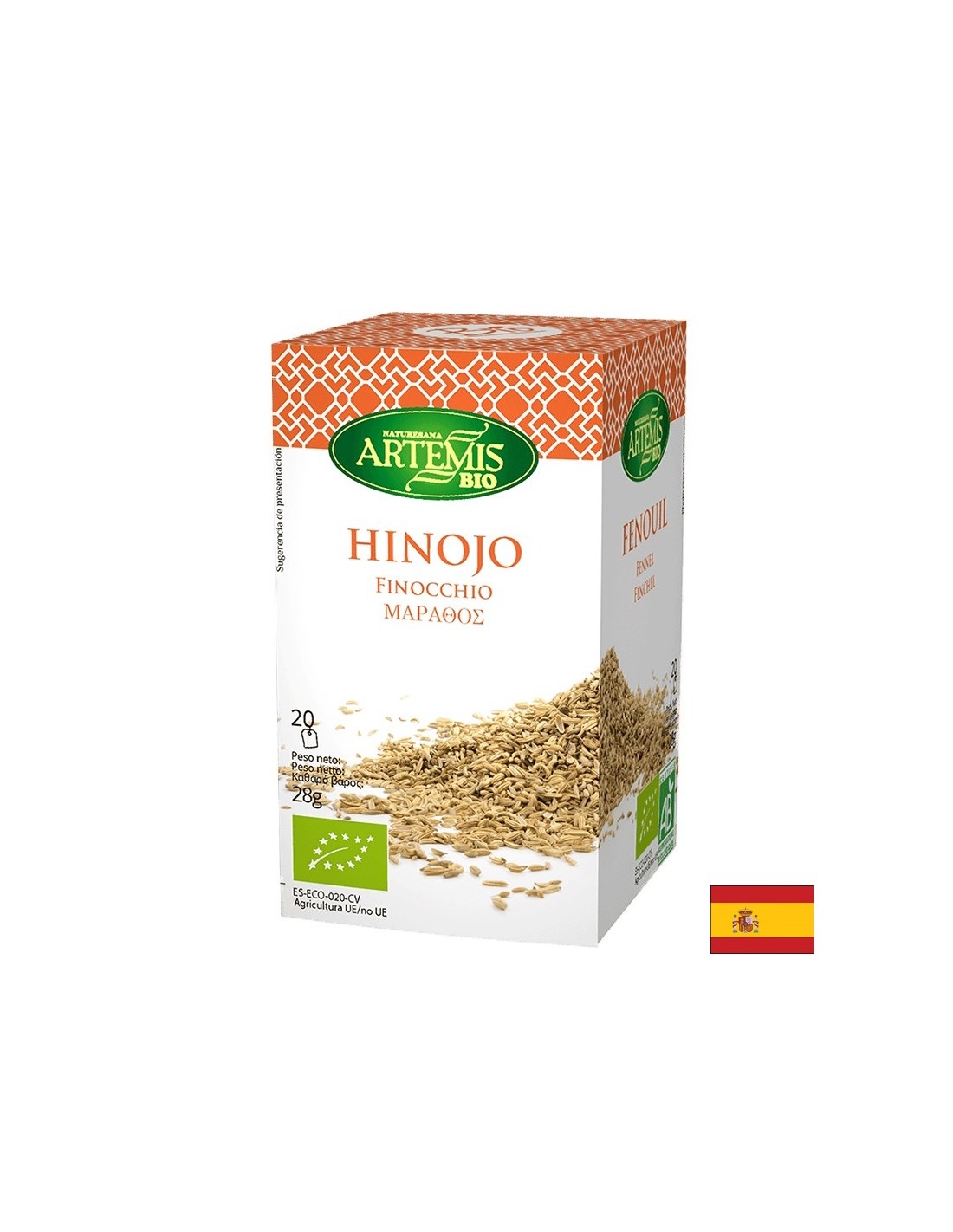 Чай от копър Био, 20 филтърни пакетчета - Feel You