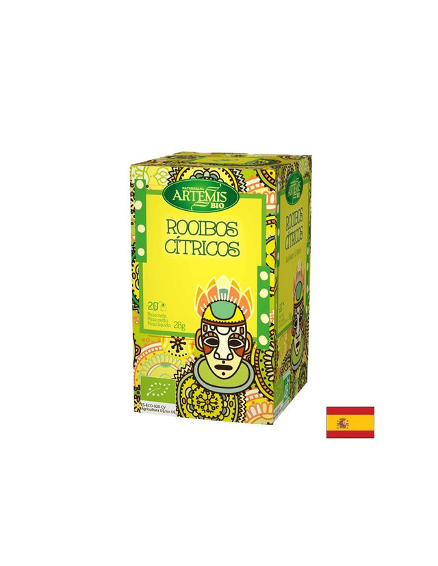Чай Ройбос с цитруси, 20 филтърни пакетчета Herbes del Moli - Feel You