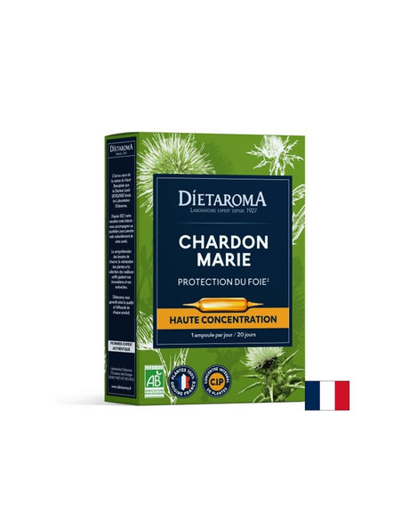 Черен дроб и жлъчка - Бял трън, 20 aмпули за пиене - Feel You