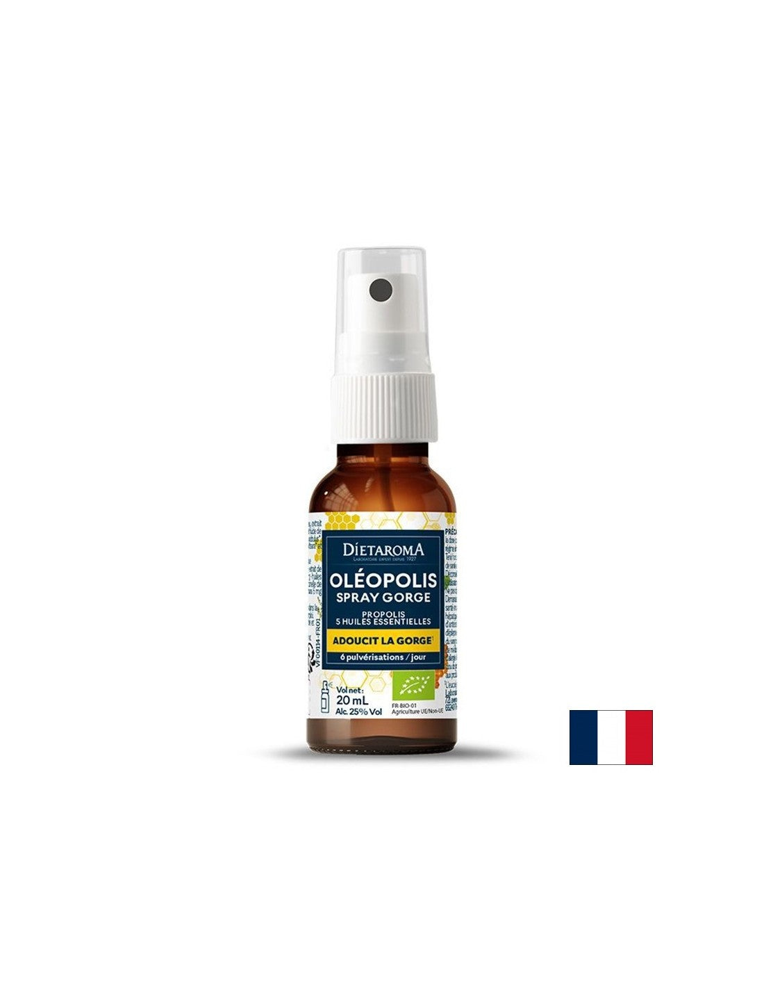 Олеополис – Спрей за гърло с етерични масла при дразнене и сухота, 20 ml - Feel You