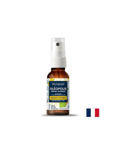 Олеополис – Спрей за гърло с етерични масла при дразнене и сухота, 20 ml - Feel You