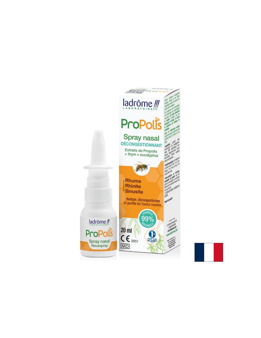 Спрей за нос с прополис, мащерка и евкалипт, 20 ml - Feel You