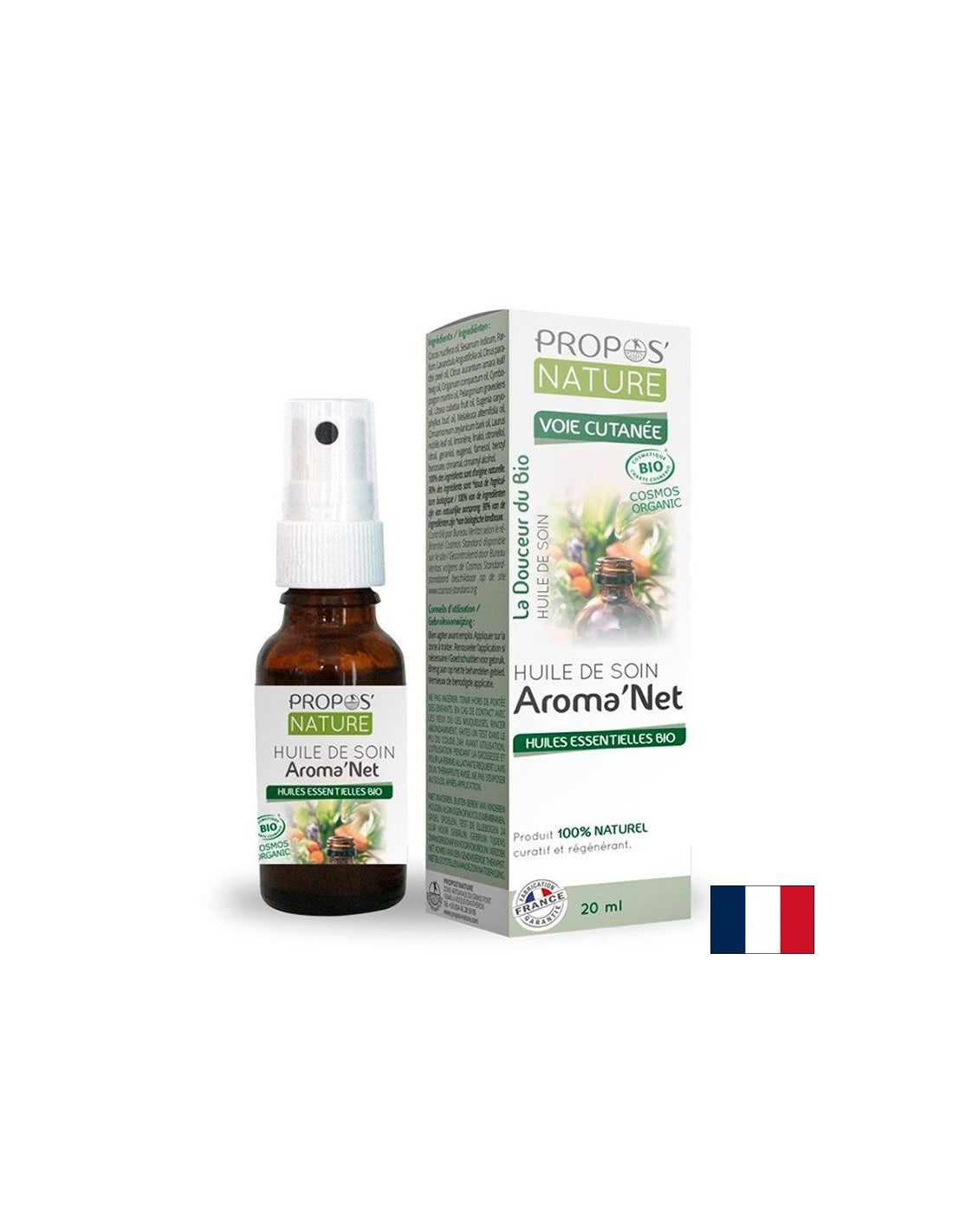 Успокояващ спрей за тяло с етерични масла, БИО, 20 ml - Feel You