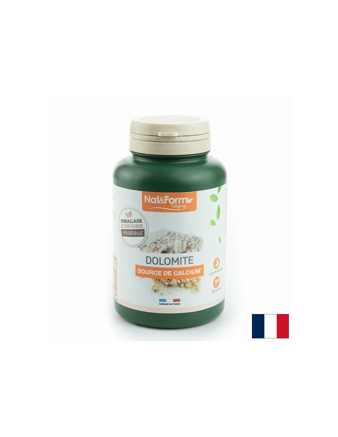 Кости и мускули - Доломит (калциево-магнезиев карбонат), 200 капсули - Feel You