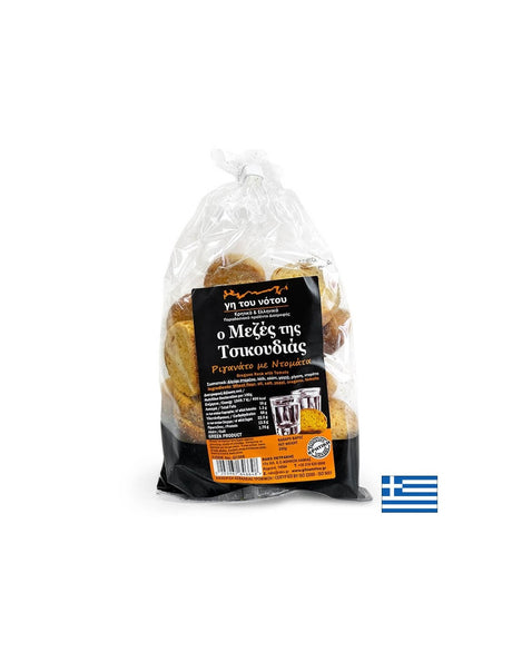 Пшенични сухари с риган и домати (Крит), 200 g - Feel You