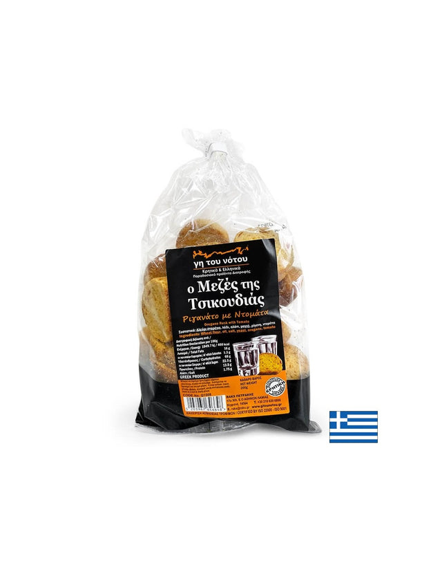 Пшенични сухари с риган и домати (Крит), 200 g - Feel You