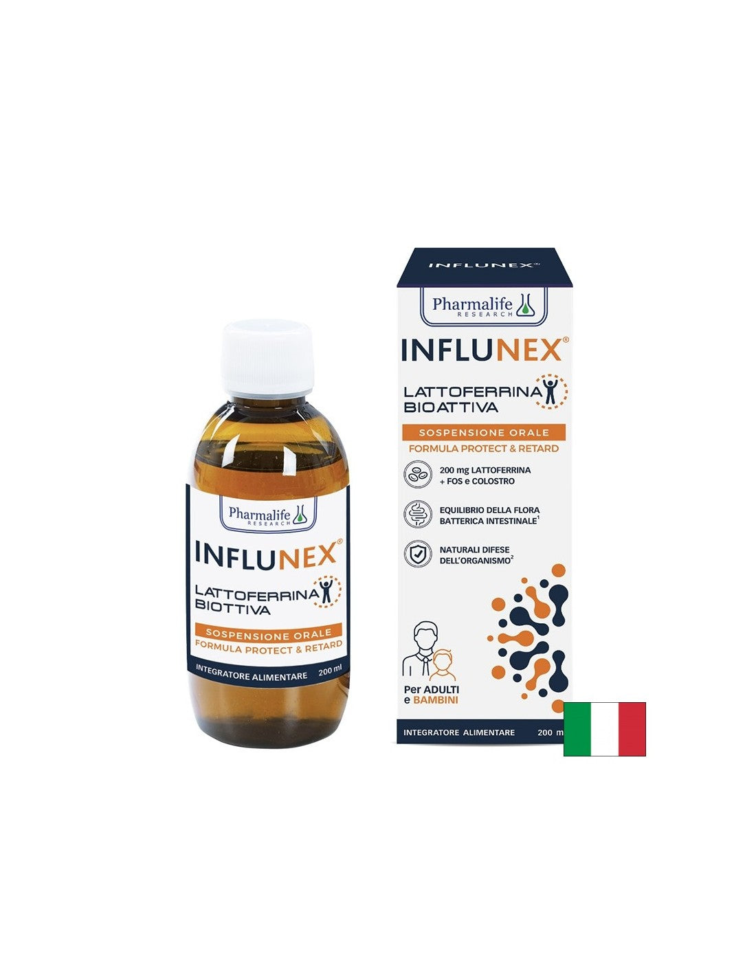 Лактоферин 200 mg, Черен бъз 1 g и Коластра – Имунитет, 200 ml - Feel You