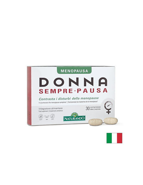 Формула при симптоми на менопауза със Соя 200 mg и Див ям 100 mg, Donna Sempre Pausa, 30 таблетки - Feel You