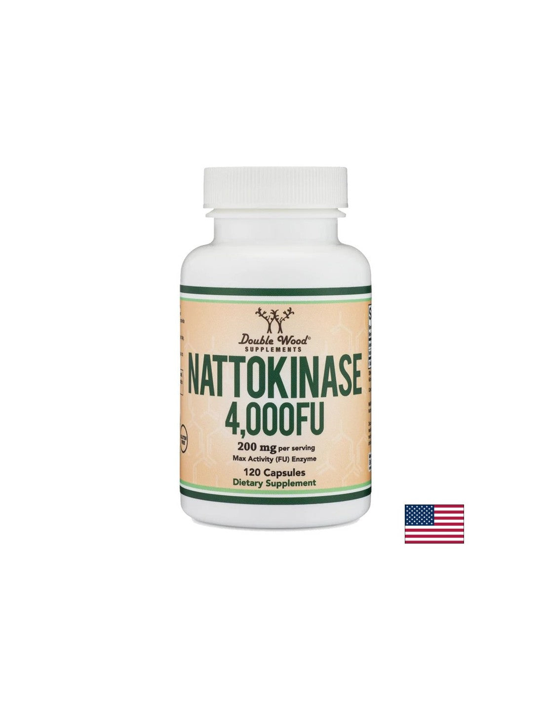 Кръвообращение - Натокиназа, 200 mg, 120 капсули Double Wood - Feel You