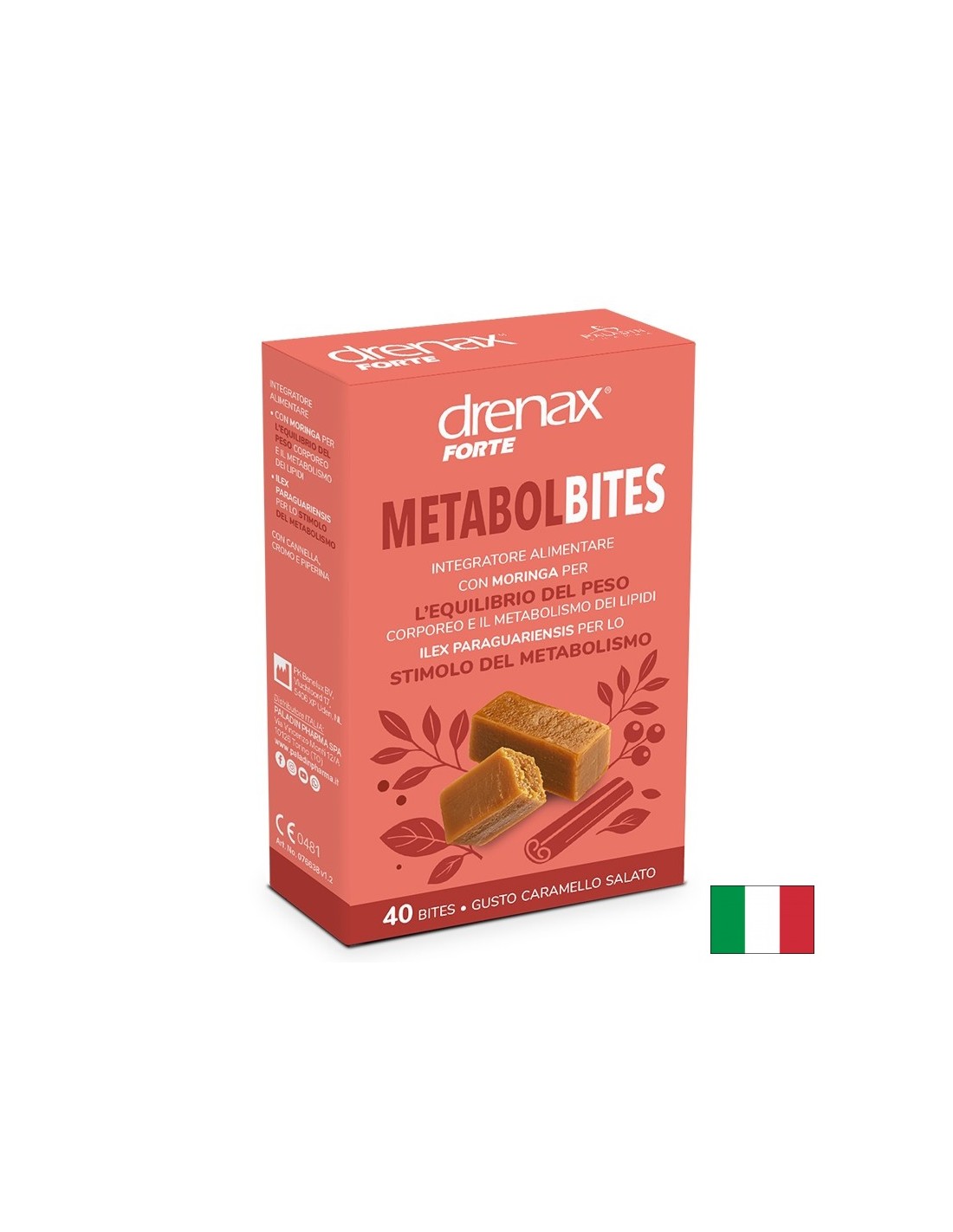 Формула за активен метаболизъм с Моринга 200 mg + Мате 150 mg и Хром 80 µg, 40 дъвчащи блокчета - Feel You