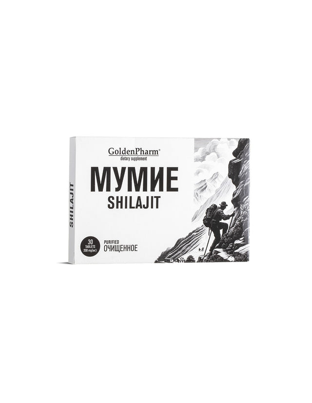 Мумио (шилажит) – Тонус и енергия, 200 mg, 30 таблетки - Feel You