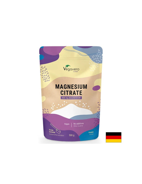 Магнезий цитрат – При мускулни крампи, нервно напрежение и умора, 200 mg, 500 g прах - Feel You