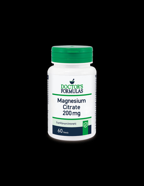 Магнезий (цитрат), 200 mg - Magnesium Citrate, 60 таблетки Doctor’s Formulas - Feel You