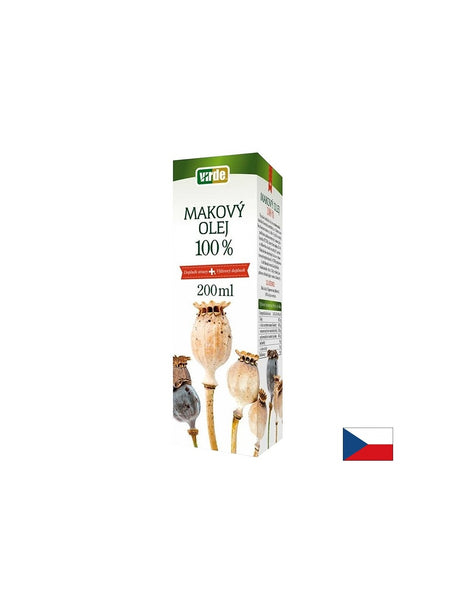 Масло от маково семе + Витамин Е – Липиден метаболизъм и антиоксидантна защита, 200 ml - Feel You