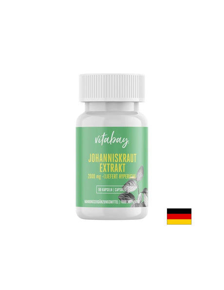 Стрес и добро настроение - Жълт кантарион, 2000 mg x 90 V капсули - Feel You