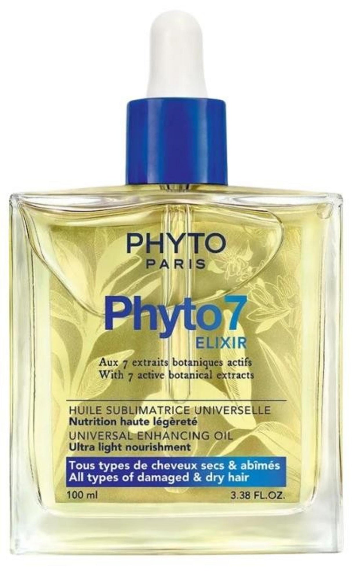 Phyto, Phyto 7, Hair Oil Treatment, Nourishing & Moisturising, 100 ml
