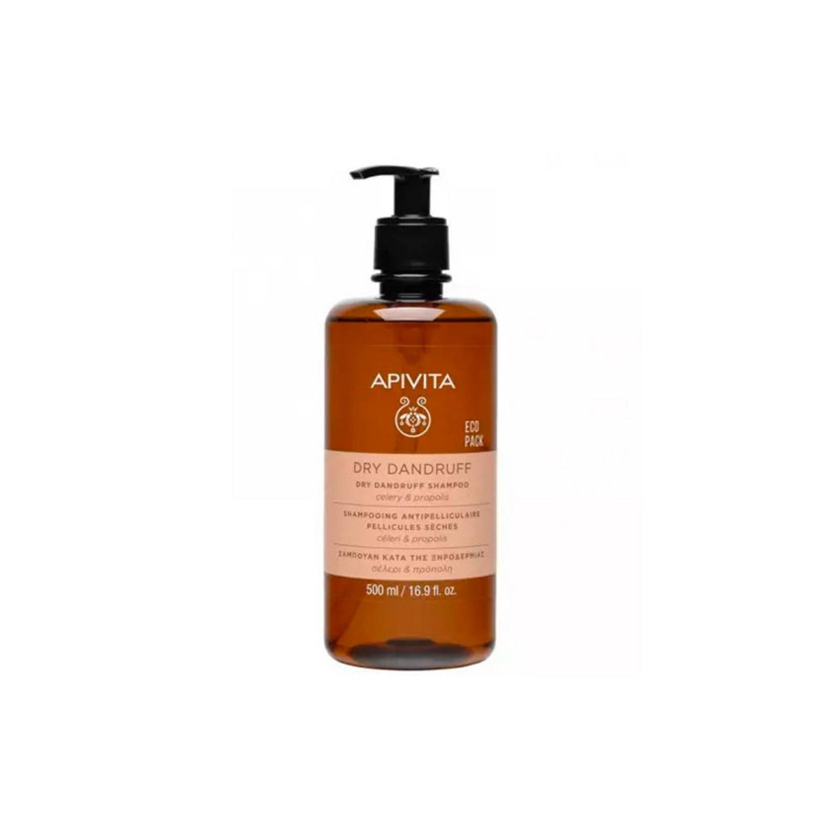 Apivita, Dry Dandruff, Hair Shampoo, Anti-Dandruff & Moisturising, 500 ml