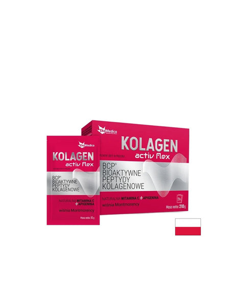 Коса и кожа - Биоактивни колагенови пептиди + витамин С и Апигенин, 21 сашета - Feel You