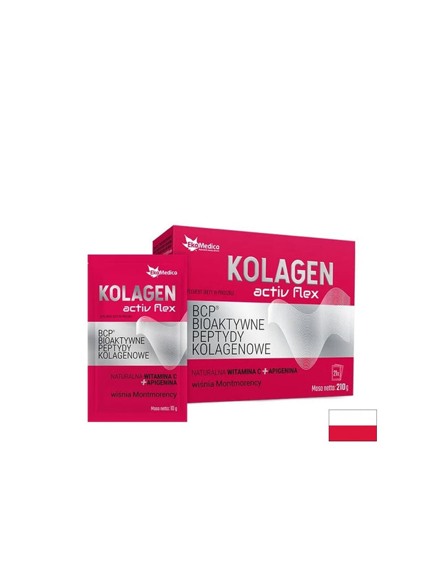 Коса и кожа - Биоактивни колагенови пептиди + витамин С и Апигенин, 21 сашета - Feel You