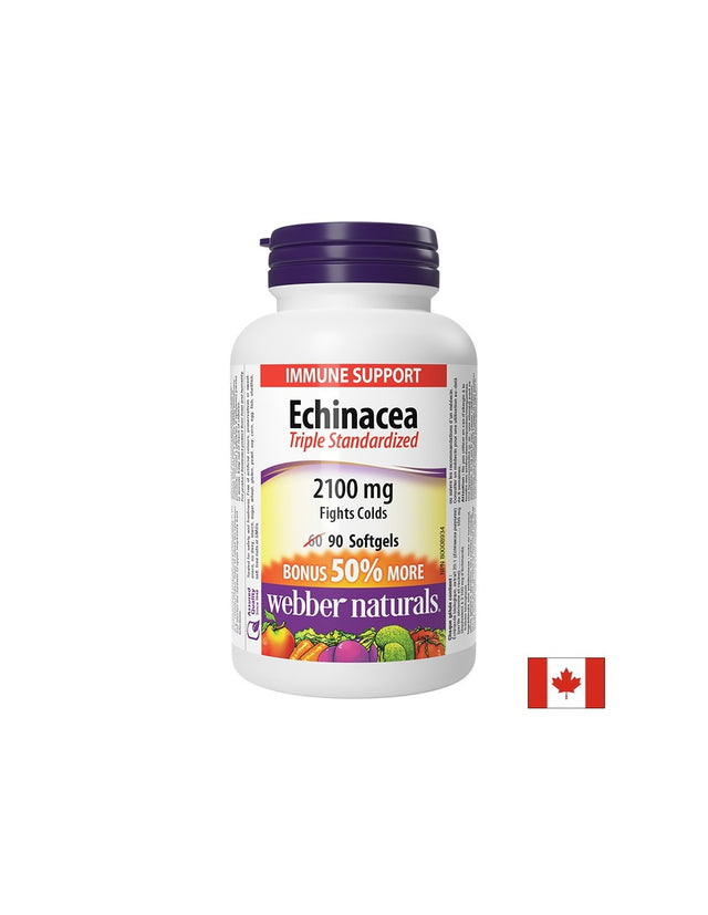 Имунитет - Ехинацея (тройно стандартизиран екстракт) 2100 mg, 90 софтгел капсули - Feel You