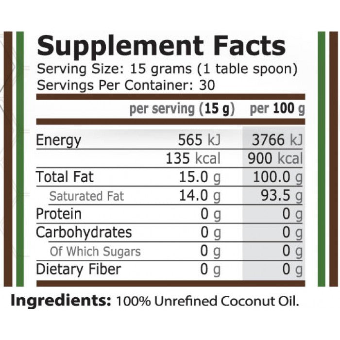 Pure Nutrition Coconut Oil 450 Г