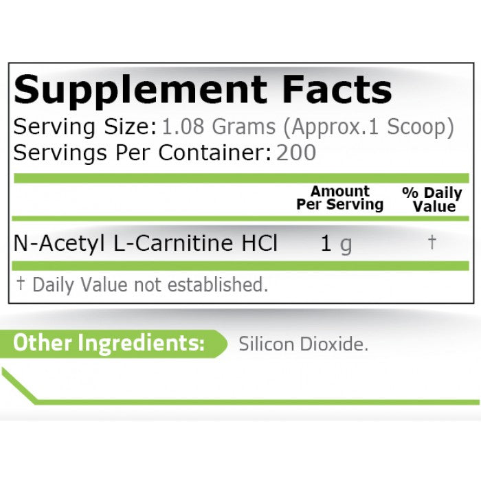 Pure Nutrition Acetyl L-Carnitine 216 грама