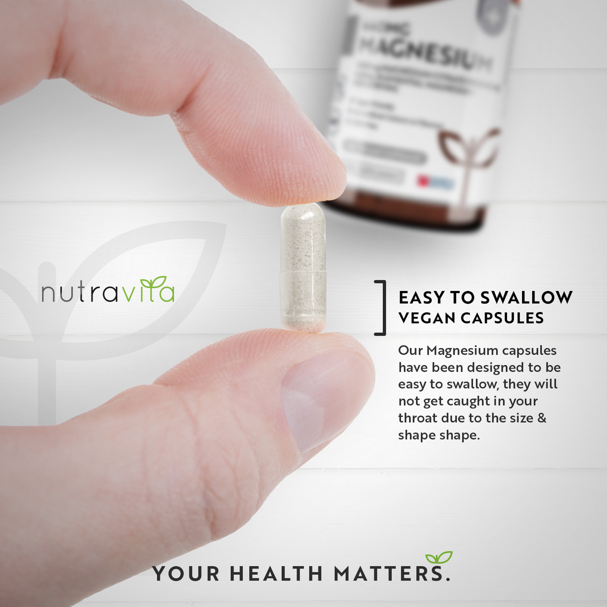 Магнезий 220 мг (двукомпонентен) - 180 капсули - Feel You