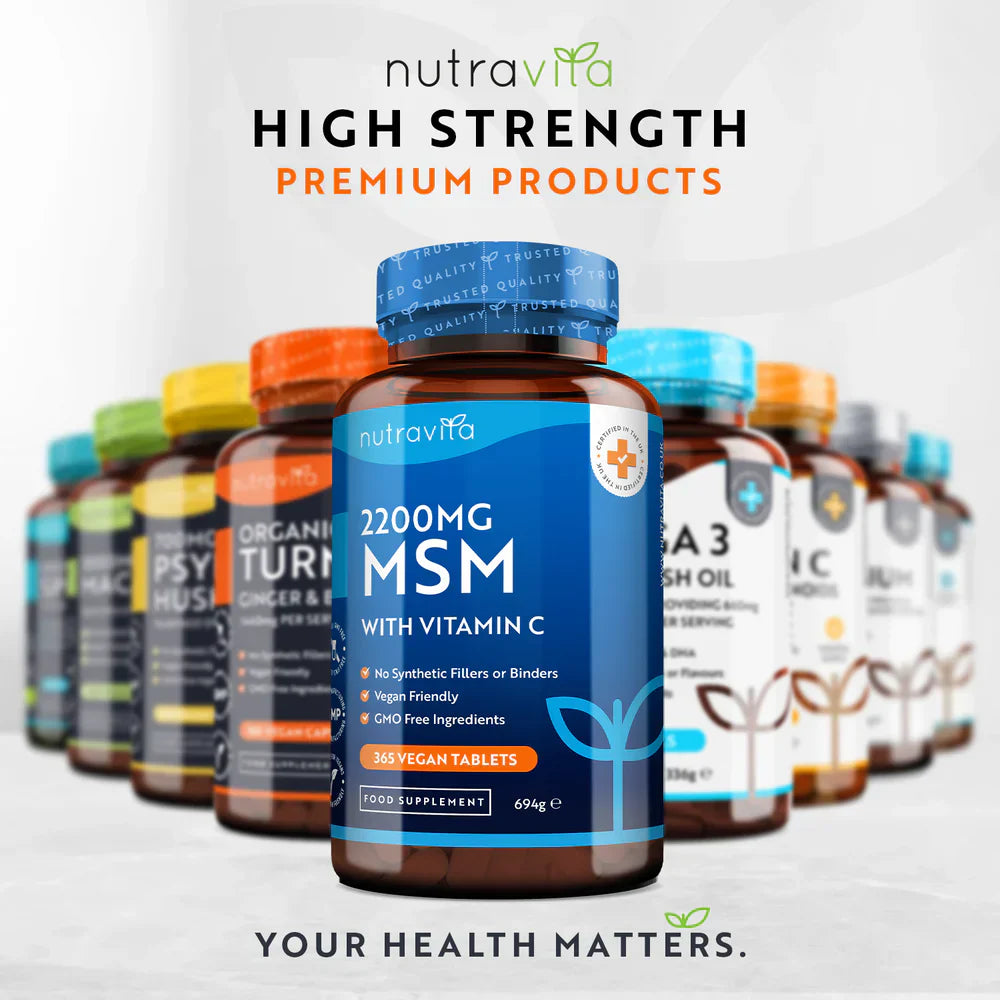 МСМ 2200 мг (кости и стави) - 365 таблетки - Feel You