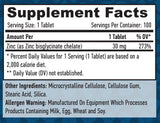 Zinc Bisglycinate 30mg / 100 Tabs - Feel You