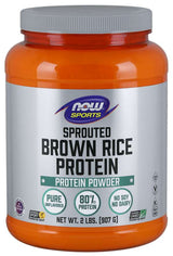 NOW Sports - Rice Protein Brown Sprouted - UNFLAVORED - 2 lb
