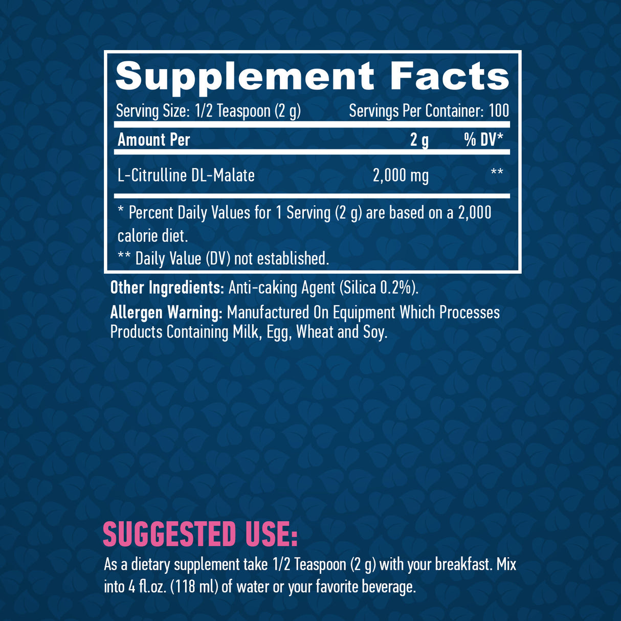 Sports Citrulline Malate 200g. - Feel You