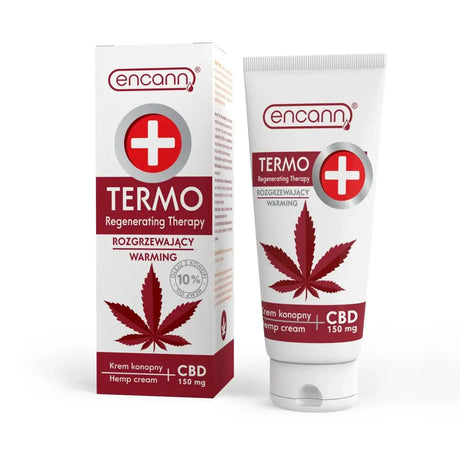 Регенериращ крем със затоплящ ефект с СБД 10% в 150 мл опаковка Encann Termo - Feel You