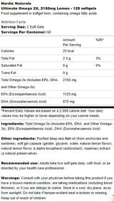 Ultimate Omega 2X 2150 mg - 60 Гел капсули - Feel You