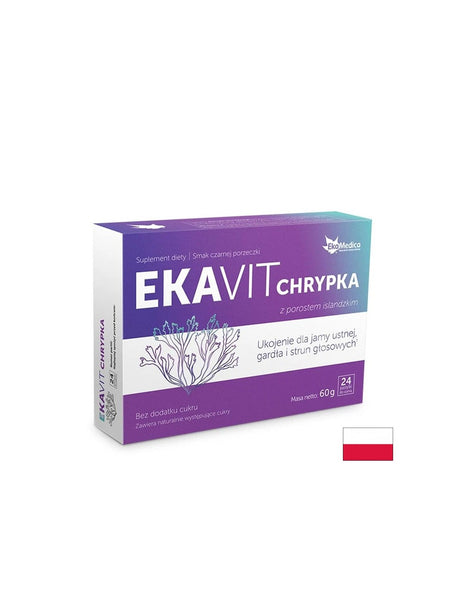 Исландски лишей + Евкалипт – Успокоява гърлото и лигавиците, 24 таблетки - Feel You