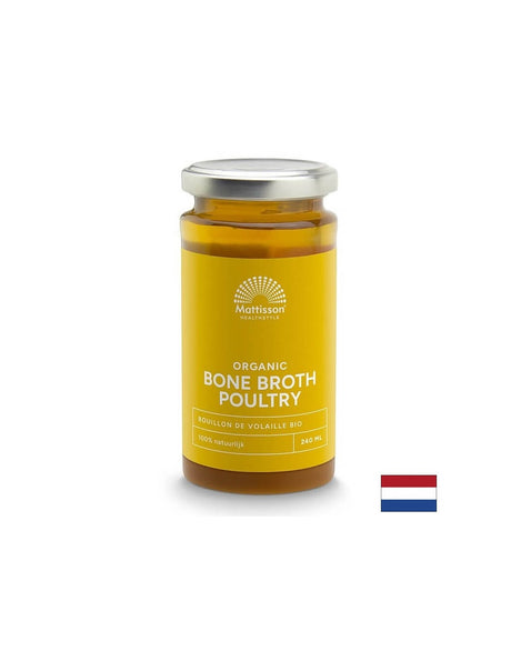 Костен бульон от домашни птици Био, 240 ml Mattisson Healthstyle - Feel You