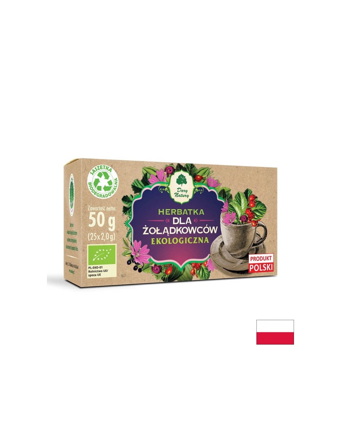 Билков чай за Стомах Био, 25 пакетчета - Feel You