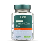 Цинк хелат 25мг с мед (High Strength Chelated Zinc with Copper) 120 таблетки, H&B - Feel You