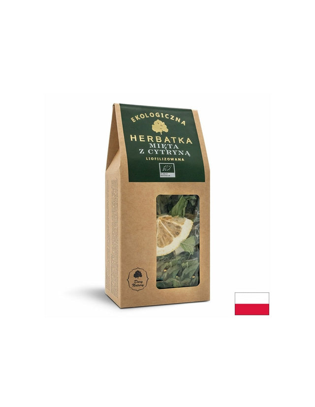 Лиофилизиран билков чай Мента с лимон Био , 25 g Dary Natury - Feel You