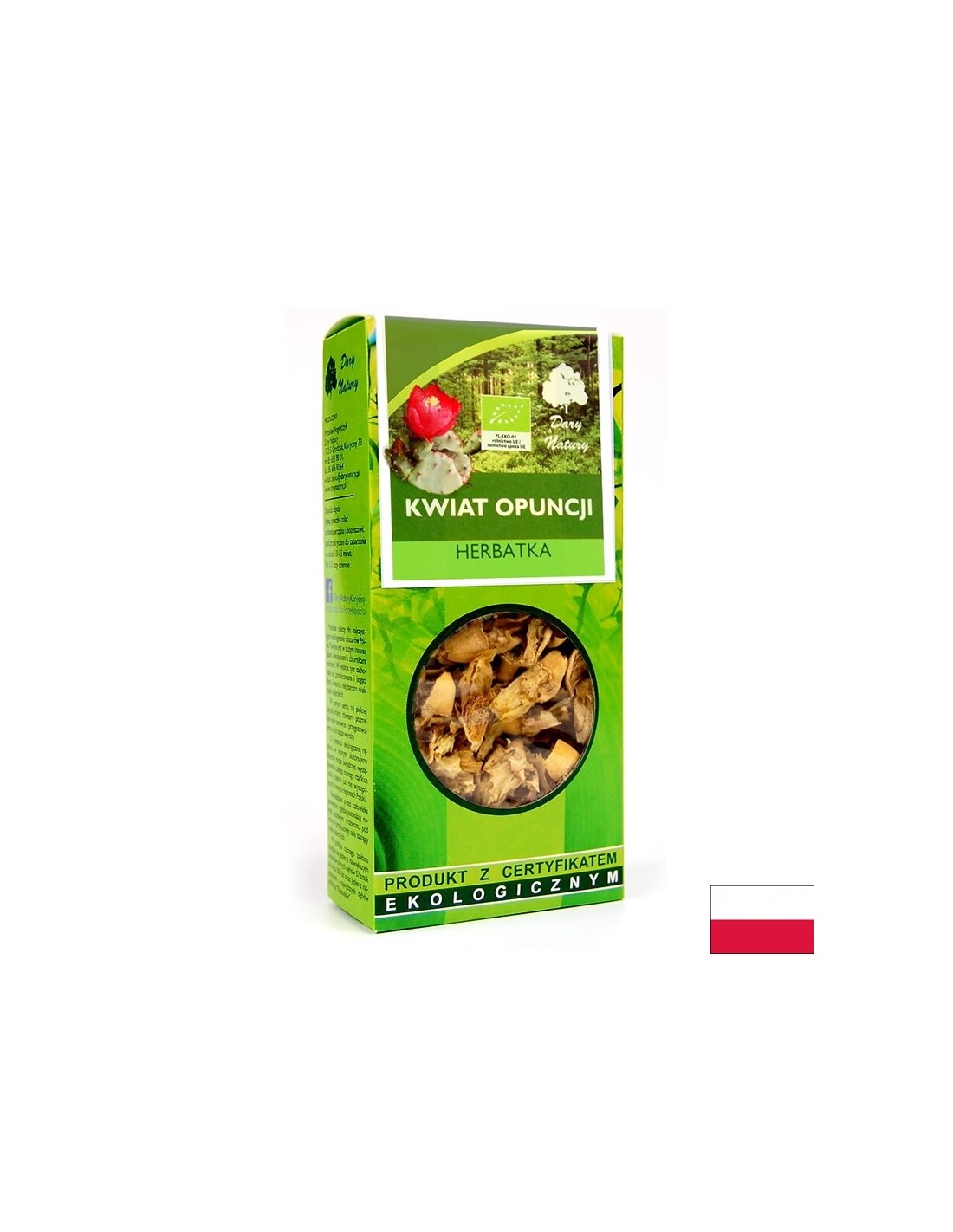 Контрол на теглото - Цвят от опунция (бодлива круша), 25 g Dary Natury - Feel You