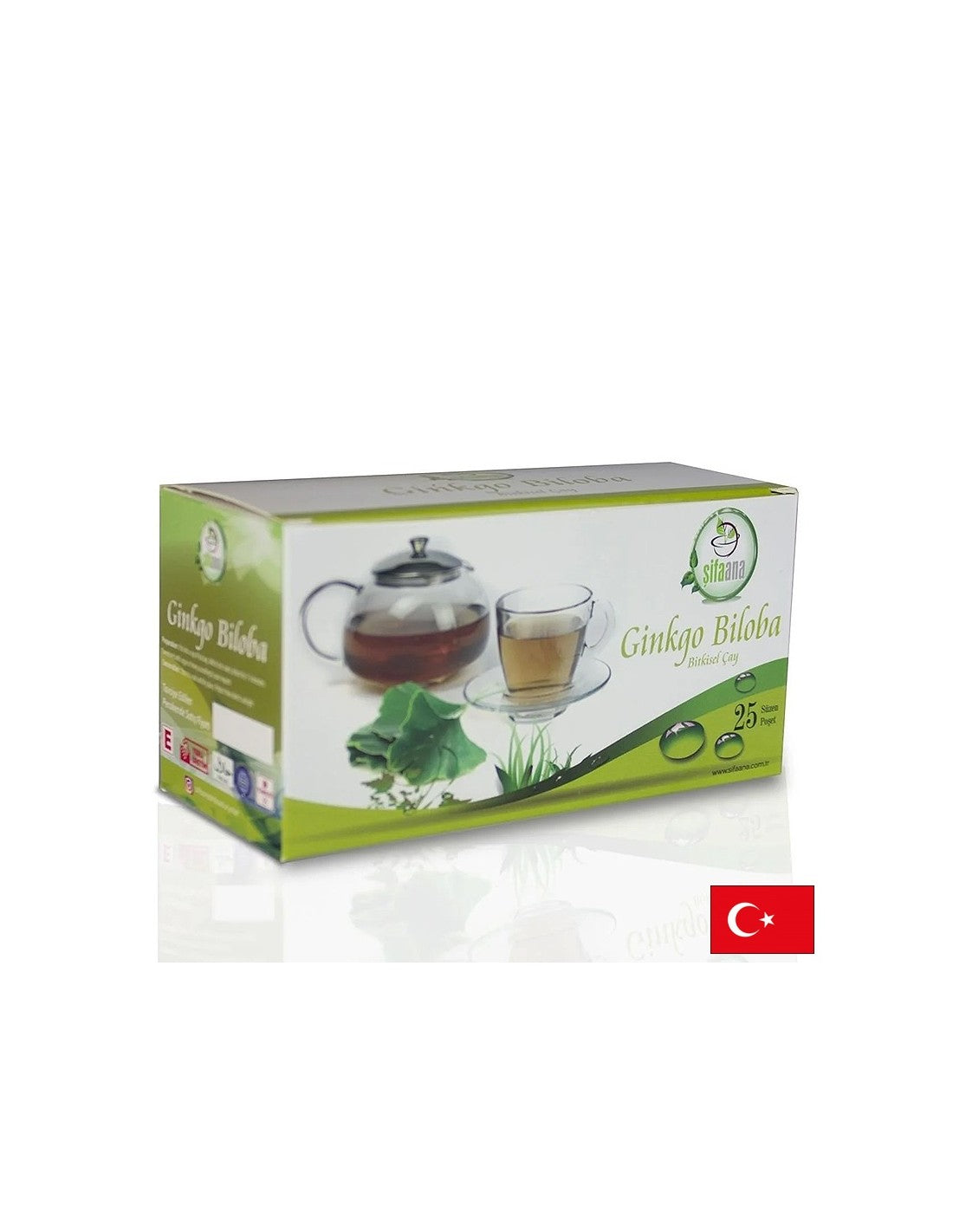 Билков чай Гинко билоба – Памет, концентрация и кръвообращение, 25 пакетчета - Feel You