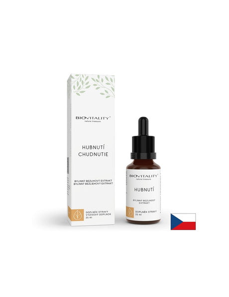 Билкова формула за отслабване – Изгаряне на мазнини и контрол на апетита, тинктура без алкохол 25 ml - Feel You