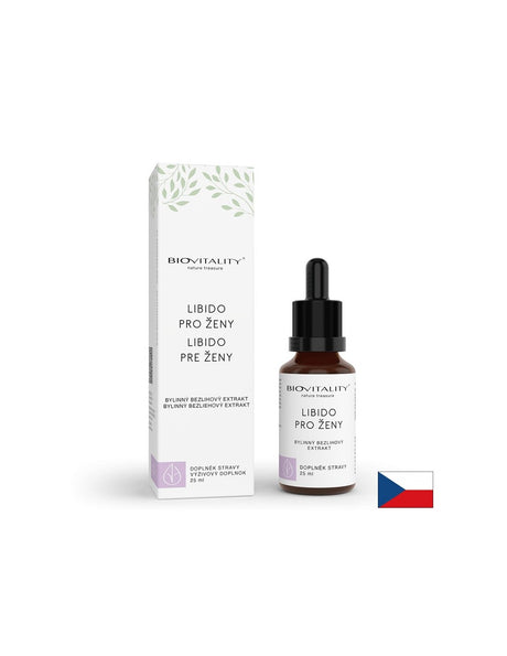 Билкова формула за либидо – Енергия и баланс за жени, тинктура без алкохол 25 ml - Feel You