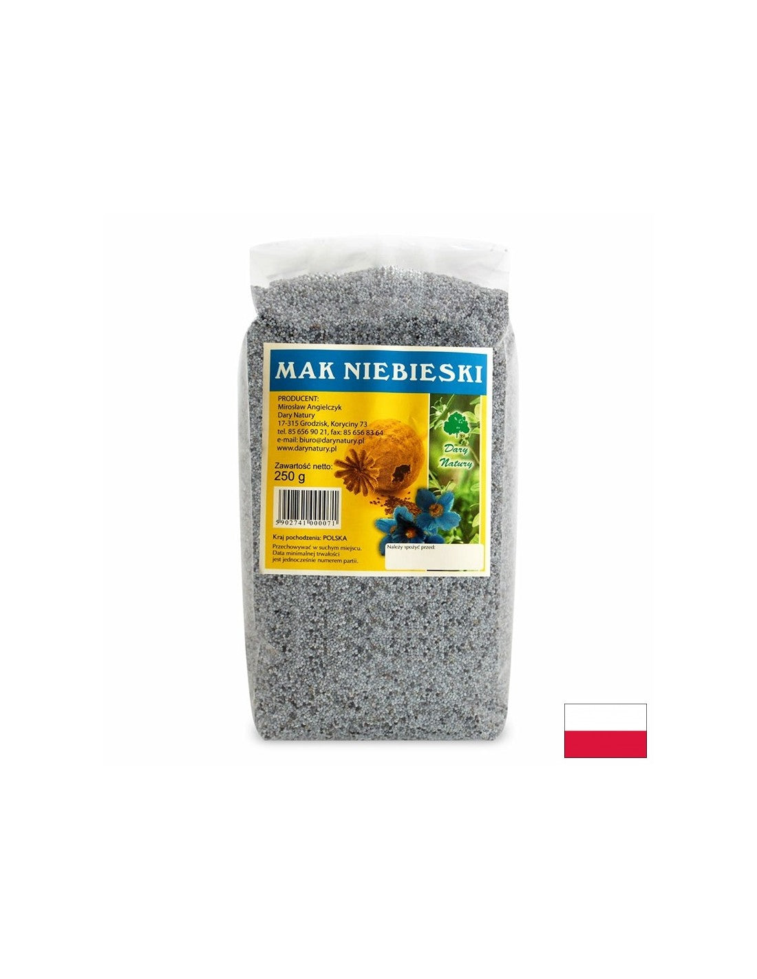 Син мак (семена), 250 g Dary Natury - Feel You