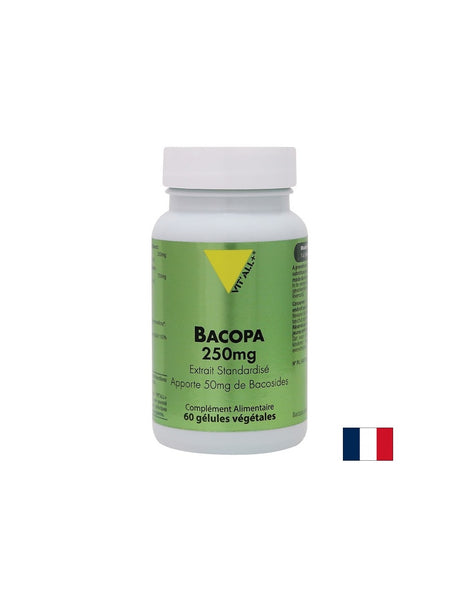 Мозъчна функция и стрес контрол - Бакопа мониери (брахми), 250 mg х 60 капсули - Feel You