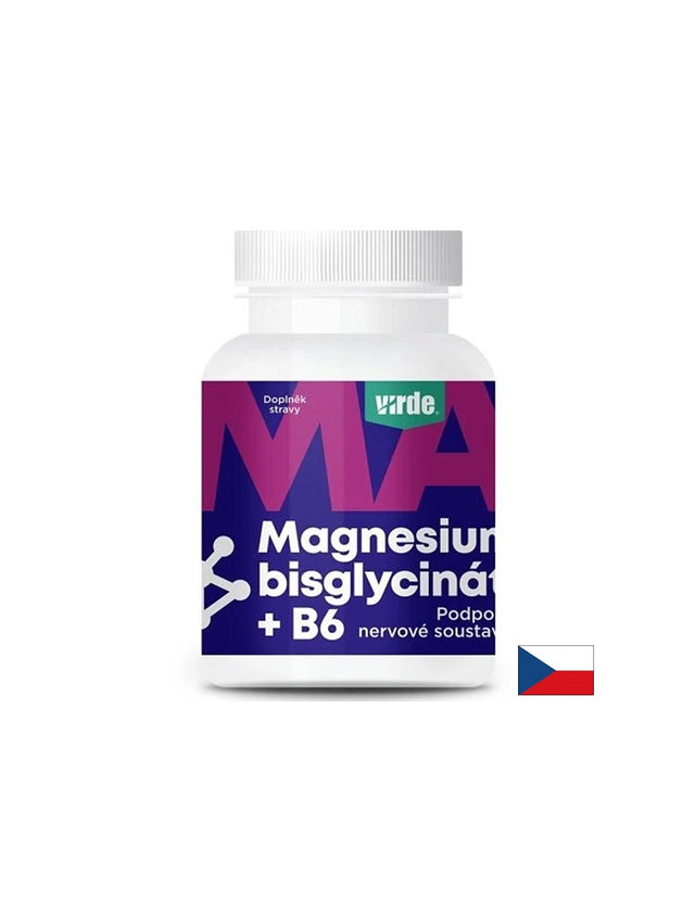 Магнезий (бисглицинат) 250 mg + Витамин B6 – Здрава мускулна функция и сърдечно-съдова система, 90 капсули - Feel You
